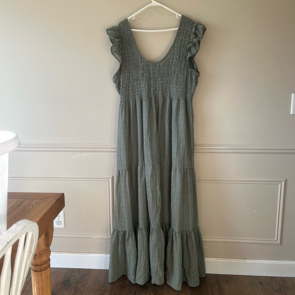 Penelope Rose Flutter Sleeve Plus size dress